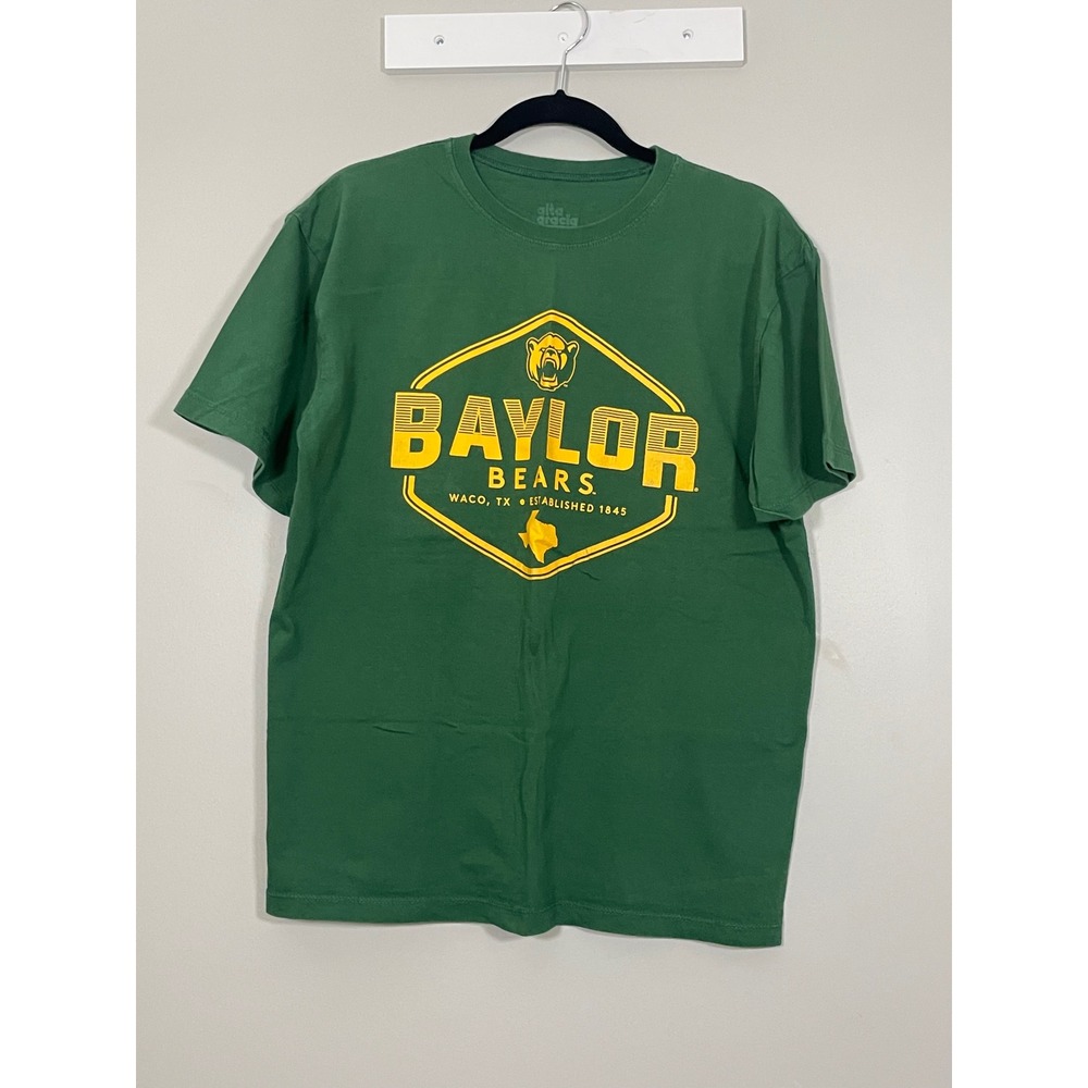 Alta Gracia Baylor Bears T-Shirt Mens Large Green Excellent Graphic Tee NCAA